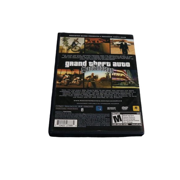 Grand Theft Auto San Andreas Greatest Hits - Sony Playstation 2 Authentic PS2 - Picture 3 of 3